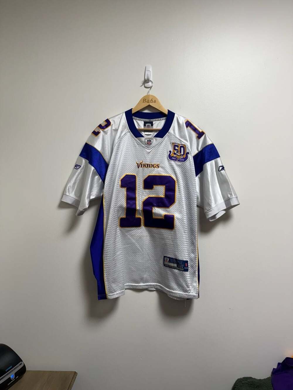 Reebok Minnesota Vikings Percy Harvin Jersey Size 56 White